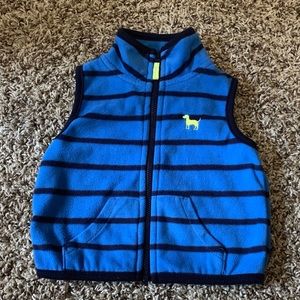 Infant boys fleece vest